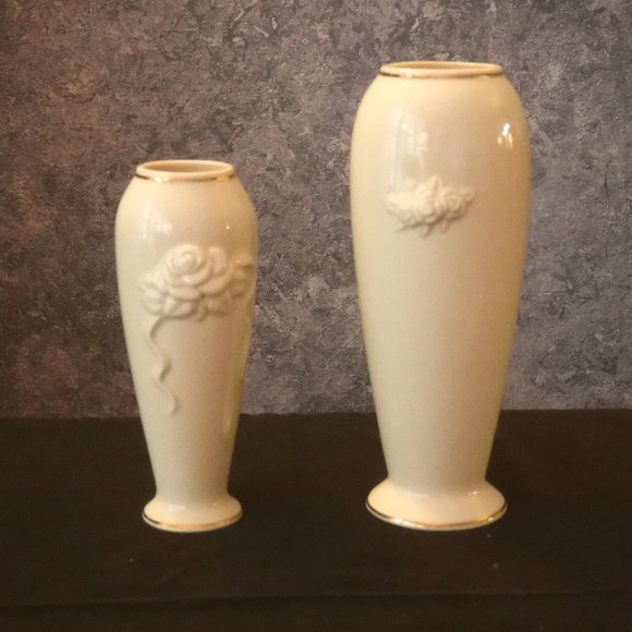 Lenox Flower Vases (2) - Picture 1 of 2
